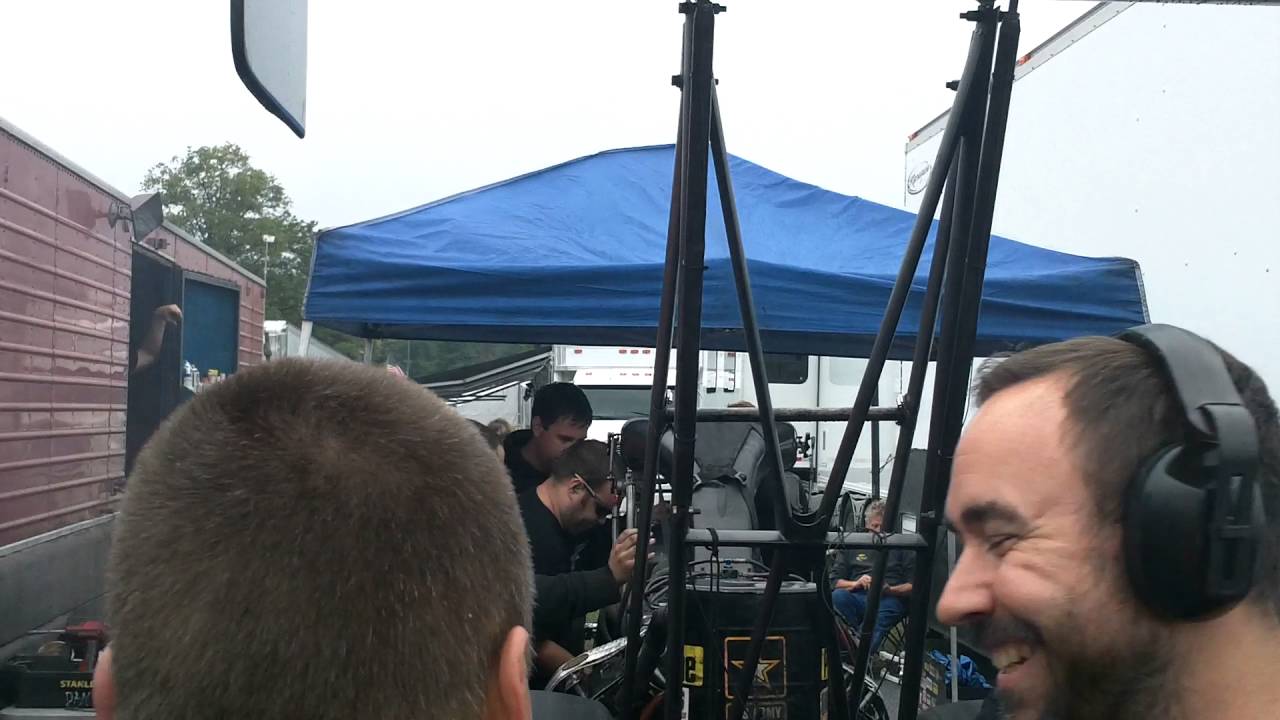 Smax smith top fuel dragster warmup with wacks to seat clutch