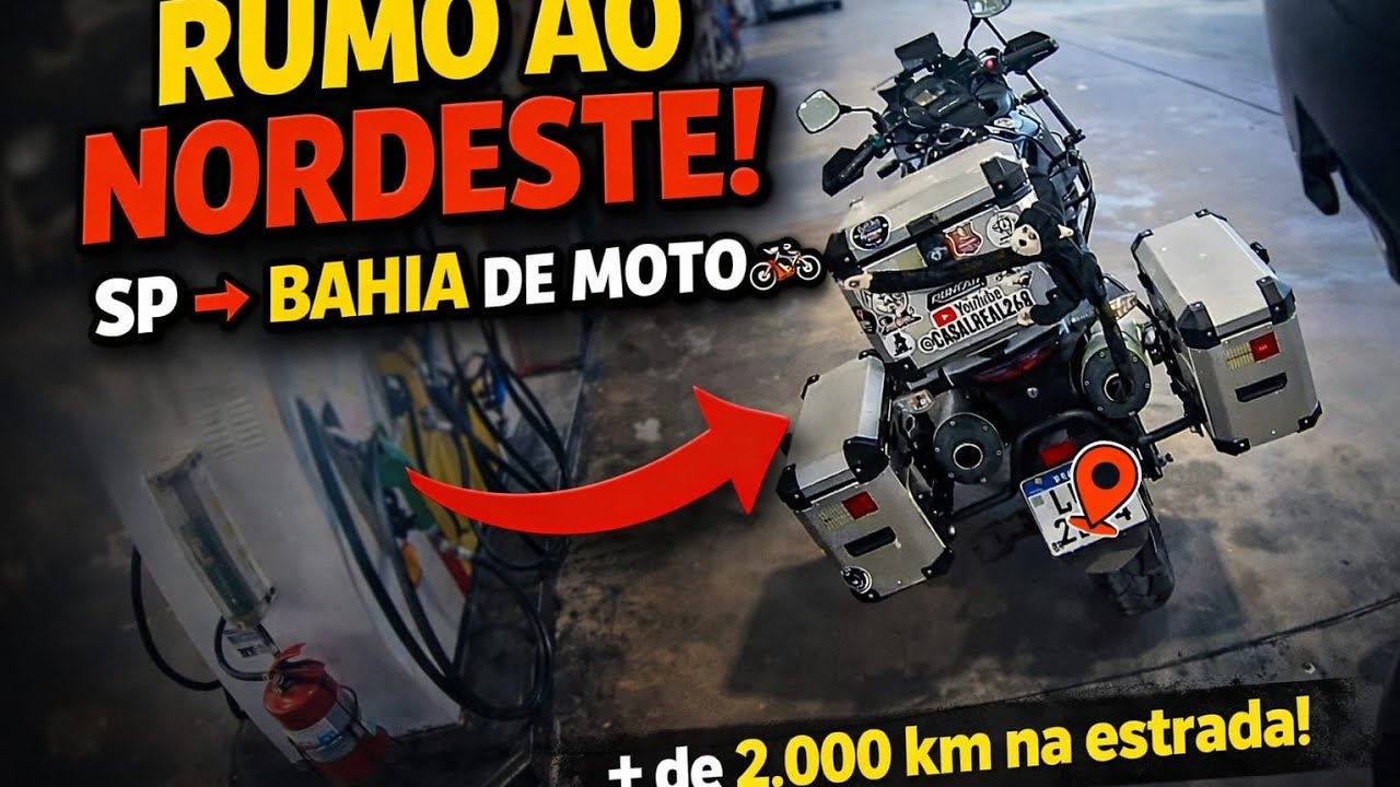 SAINDO DE SP A BAHIA DE MOTO  #parte1 