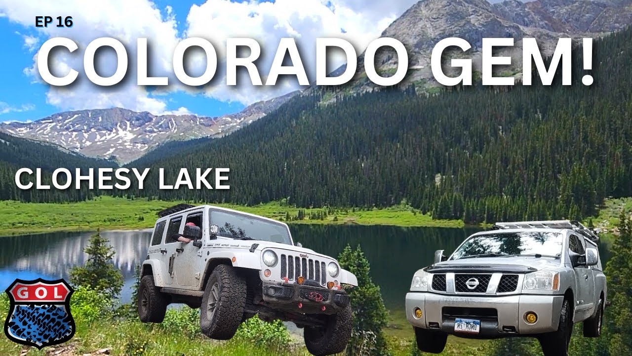 Off Roading to High Colorado Mountain Lake! Water Crossing, Fishing, Mining Ruins & Cocktails