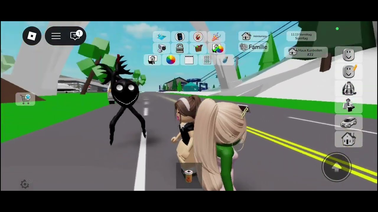 Alleine mit Freundin L spielen es wir gruselig 😜