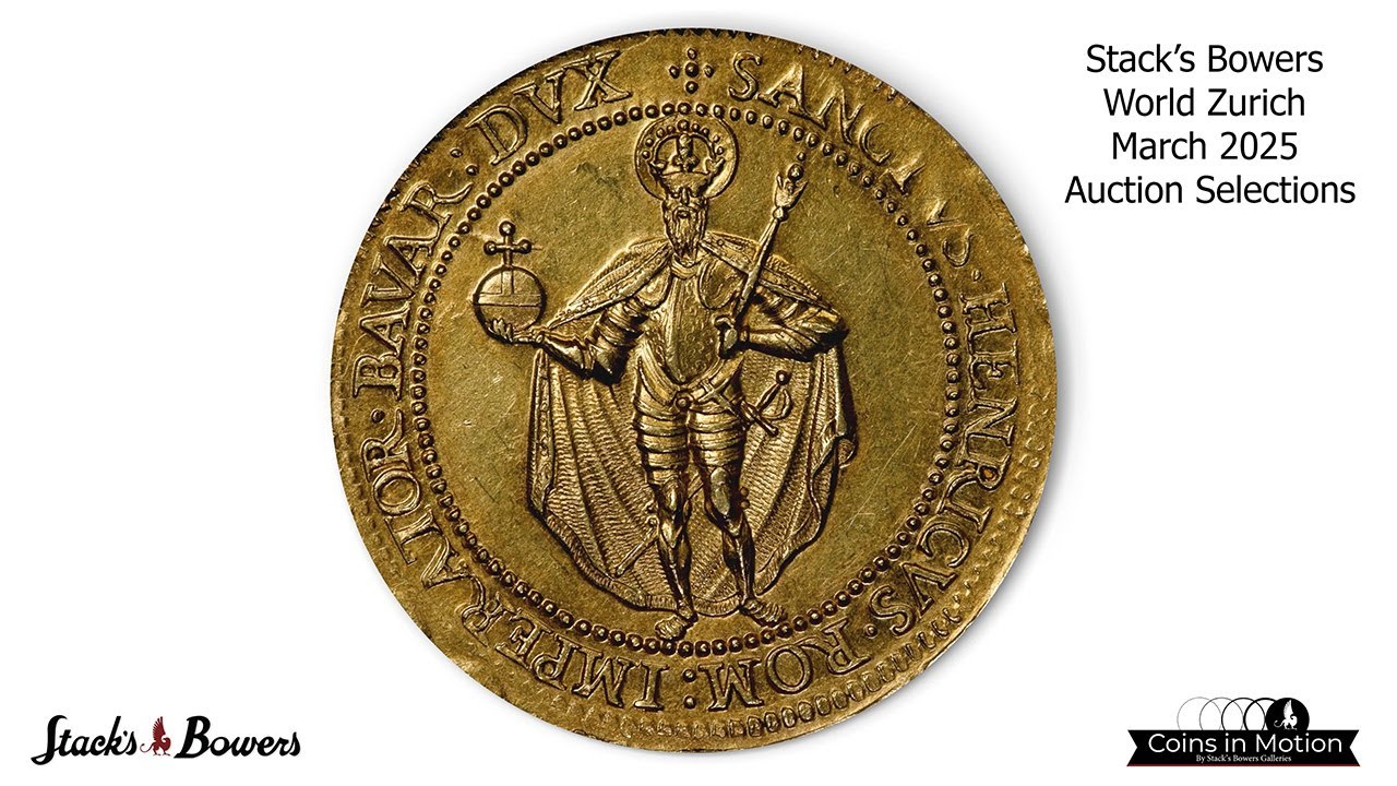 A Selection of Animated Coins in Motion in the Stack's Bowers World Zurich March 2025 Auction