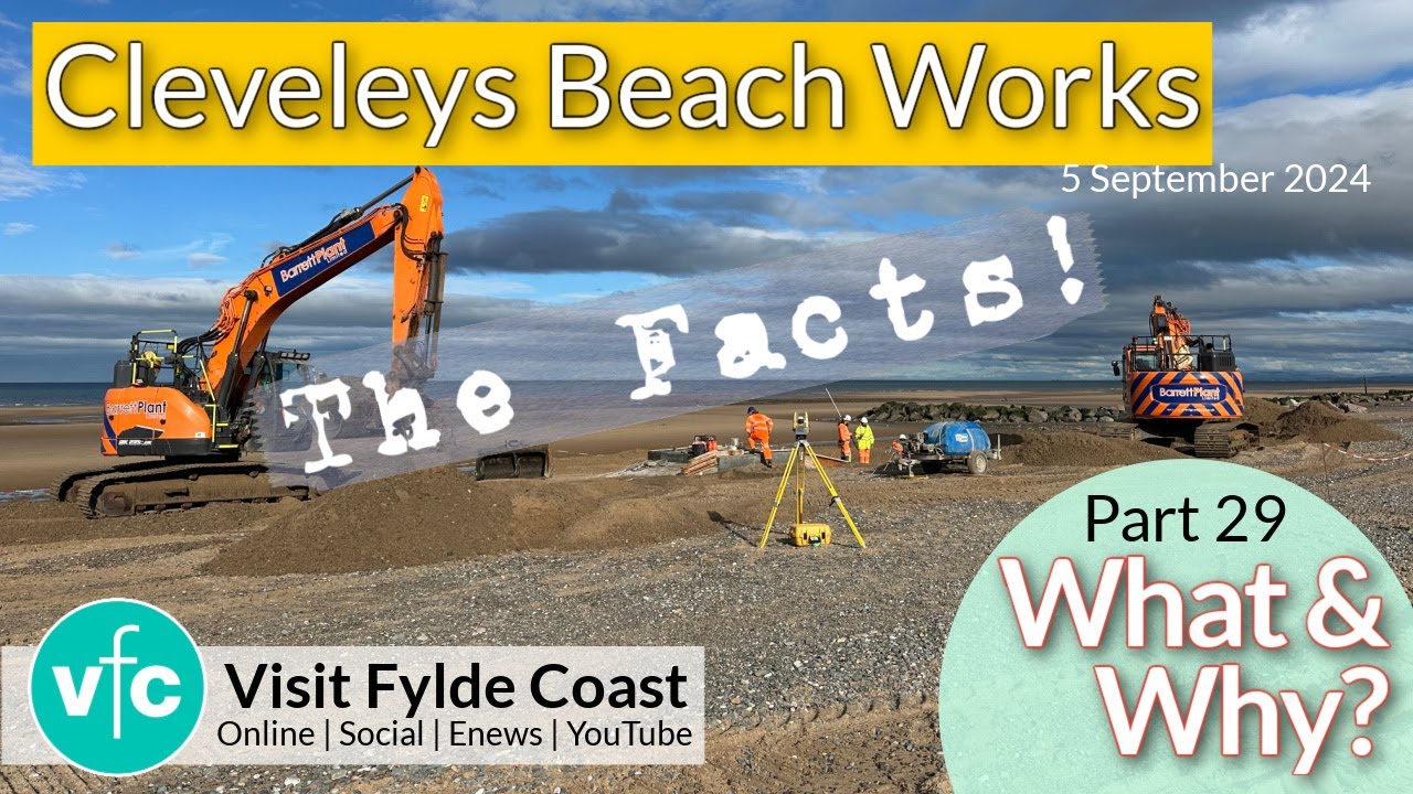 Cleveleys Beach Works Update | THE FACTS | Filmed 5 Sept 2024