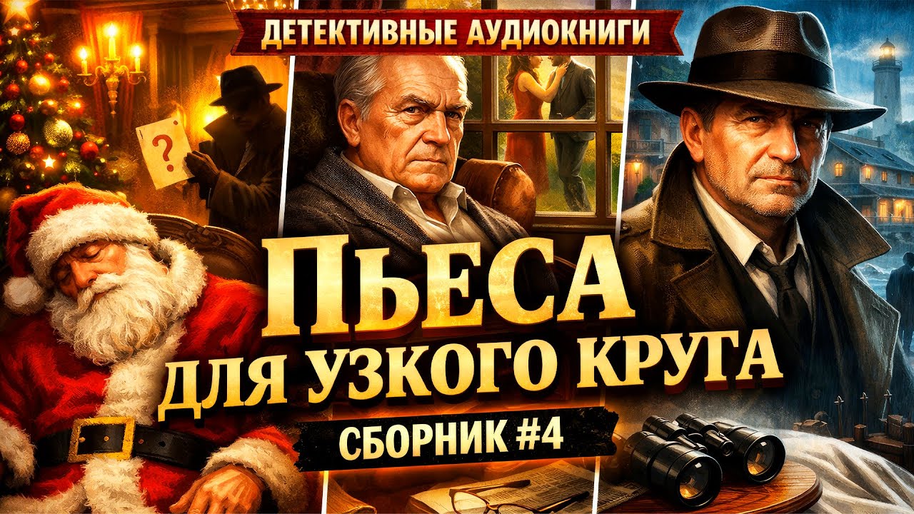 ПЬЕСА ДЛЯ УЗКОГО КРУГА | Детективный сборник #4 | Аудиокнига (Рассказы) | Звуки Книги