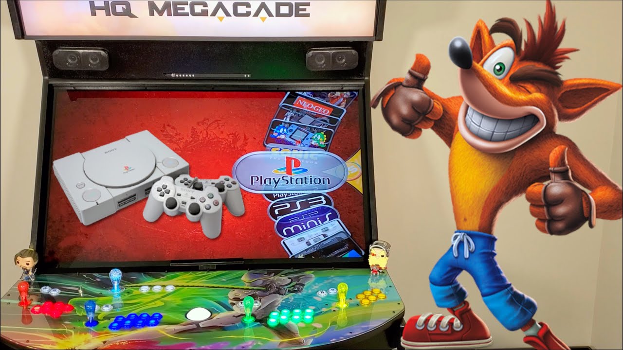 Sony Playstation on HQ Megacade - Extreme Home Arcades