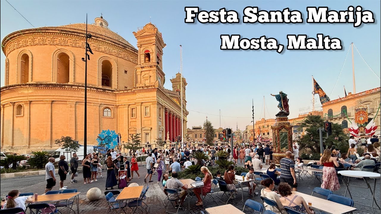 Santa Marija Festa, Mosta Malta 2025