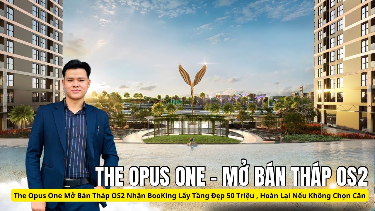 Review Thực Tế View Căn Hộ The Opus One Tầng 20 Tháp OS2  | Loại Căn Studio, 1Pn+, 3Pn Mở Bán 