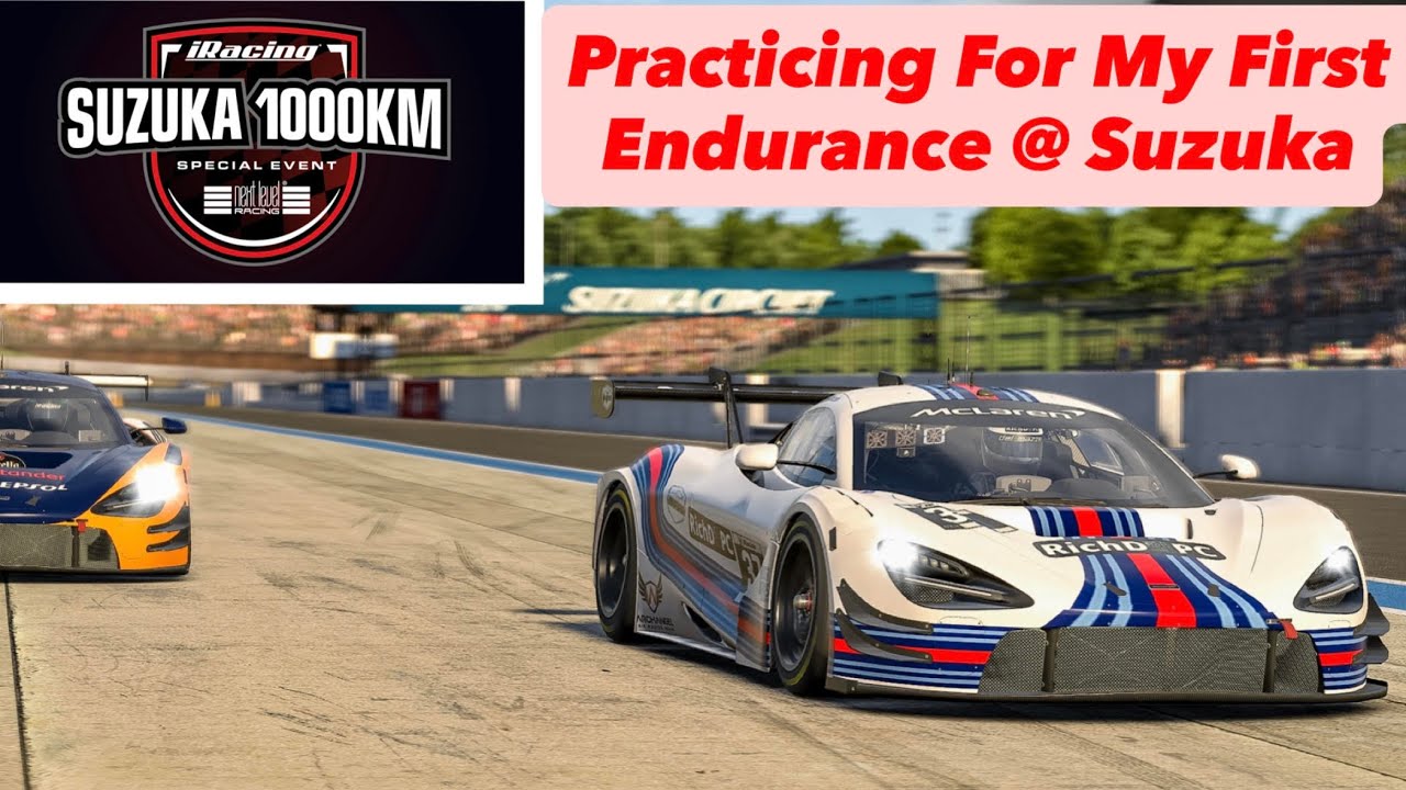 iRacing Suzuka 1000km Practice Session Mclaren 720s