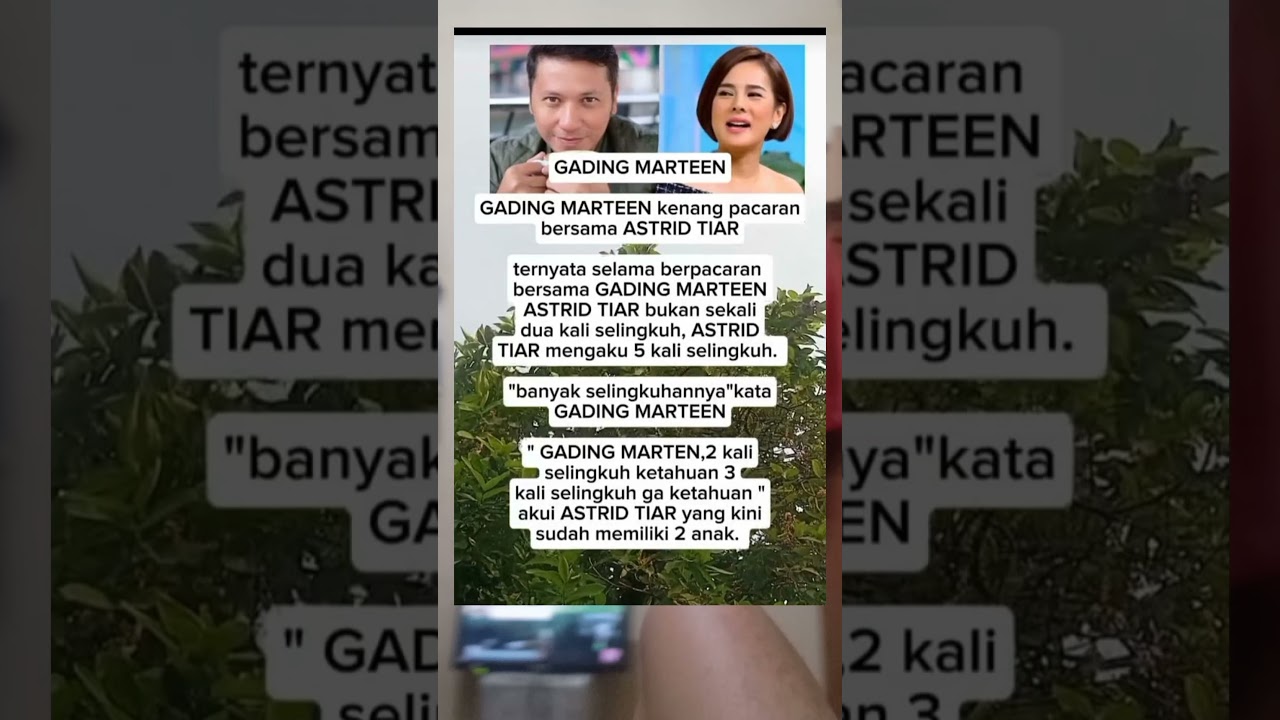 GADING MARTEN & ASTRID TIAR#fypviralシ #masukberanda #shortsviral #gadingmartin #astridtiar #quotes