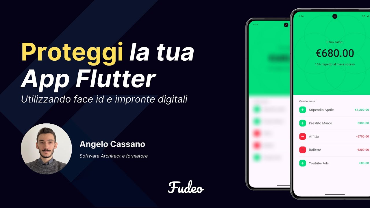 Proteggi la tua App Flutter utilizzando face id e impronte digitali