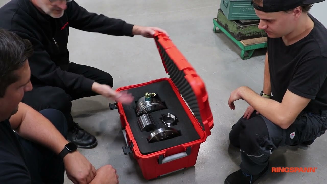 Precision Clamping Fixtures in Use – RINGSPANN Clamping Sleeve Chuck HSFS