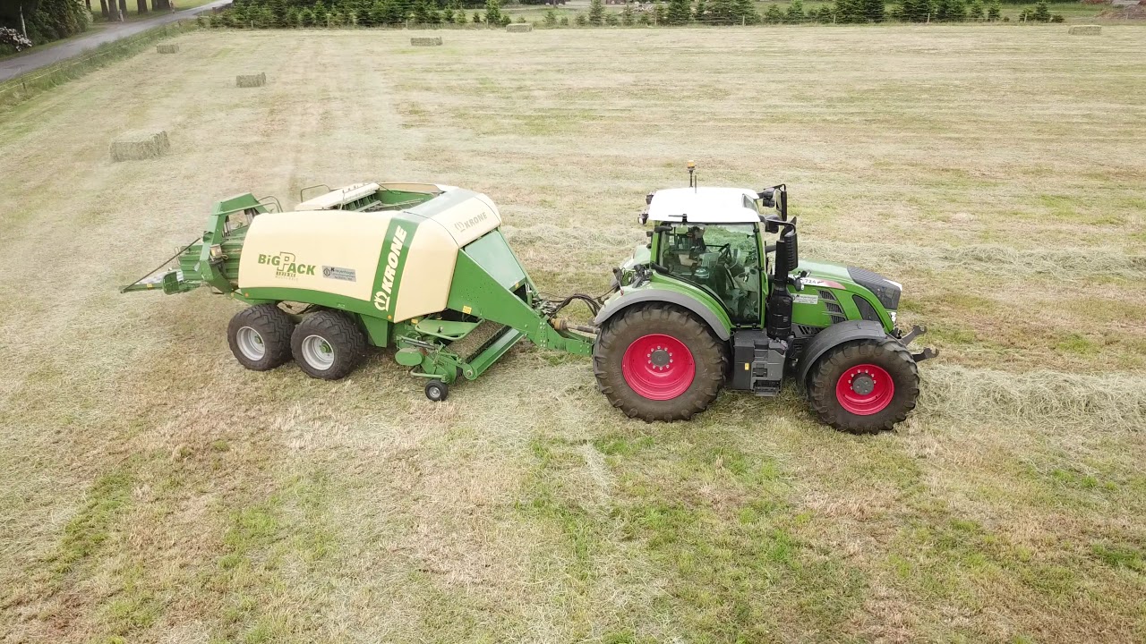 FENDT VARIO 724 & Krone BigPack 1270 Multi Bale/Lu Gerhard Kreyenhagen# GoPro # (4K)