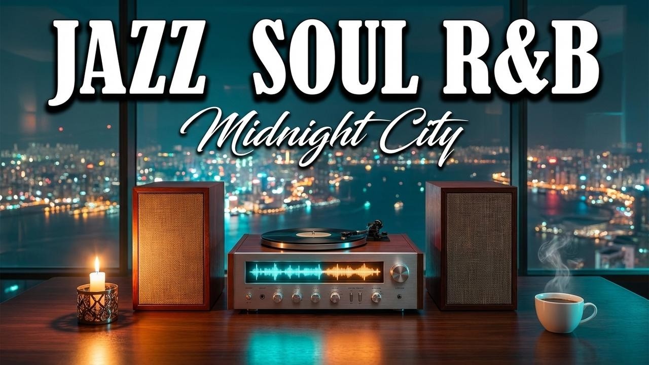 Smooth Jazz & Soulful R&B – Midnight City Melodies for Deep Focus & Relaxing Moments
