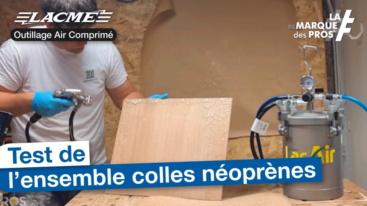 L'Avis Pros : L'ensemble colle néoprène spécial agenceur/menuisier