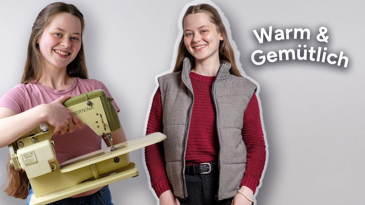 Gefütterte Weste Selber Nähen – So geht's! (Kostenloses Schnittmuster)