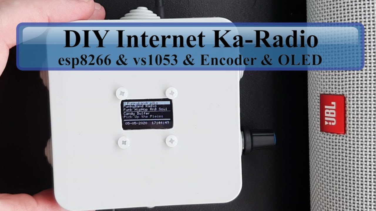 Собираю приемник интернет-радио esp8266 & vs1053 & Encoder & Oled (my-wifi-karadio)