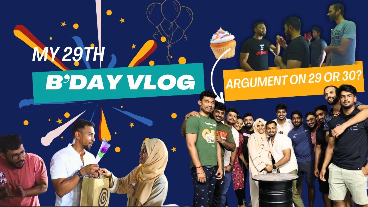My B’day Vlog 🎂| Argument On My Age 😤 | 1995 Born Kid 👦 | Work Life Balance 📈 | Expensive Gifts 🎁