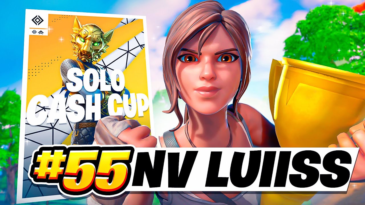 Asi es como quedo top 55 en la Solo Cash Cup Finals 🏆 - luiissFN