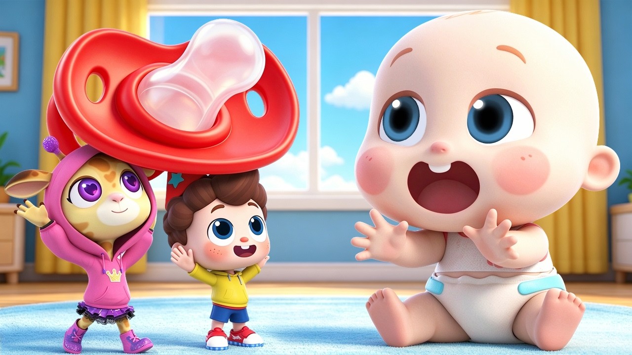 Binky with Baby | Baby Care | Good Habits | Nursery Rhymes & Kids Songs | BabyBus