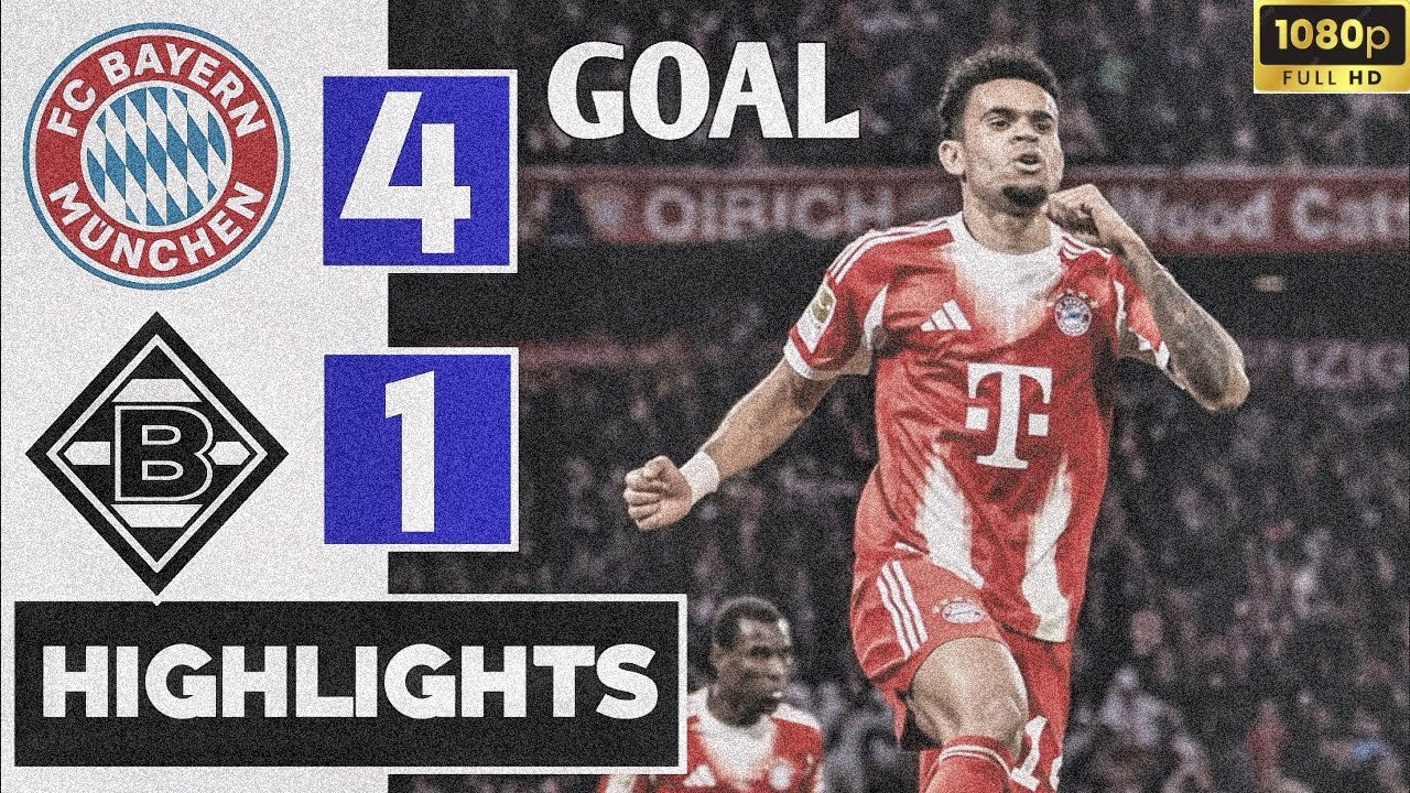⚽Bayern Munich vs Borussia Mönchengladbach 4-1 Extended Highlights | Bundesliga 2025-26