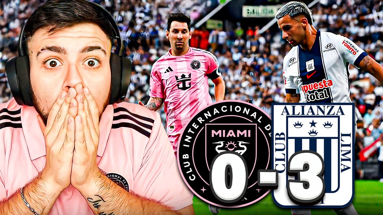 ¡ALIANZA LIMA LE GANA AL INTER DE MIAMI DE MESSI 3-0! CON DOBLETE DE PAOLO GUERRERO EN PERÚ