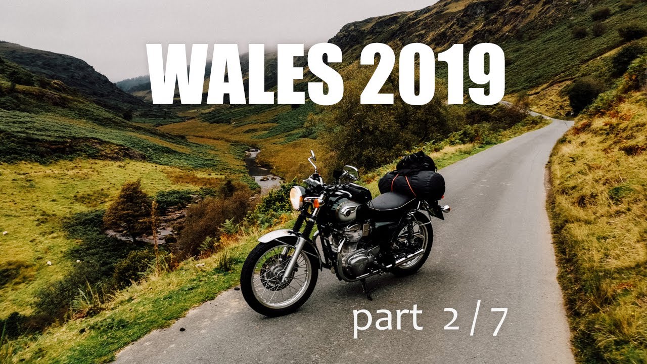 [2/7] Motorcycle trip to Wales 2019. Brecon Beacons to Devils Staircase Mid Wales