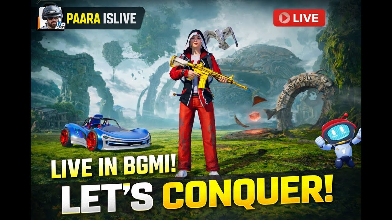 BGMI RUSH GAMEPLAY ☠️ PAARA IS LIVE☠️