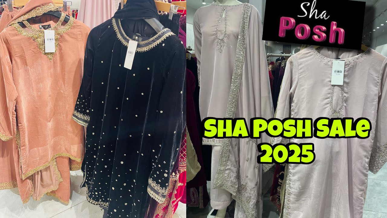 Sha Posh Sale Wedding Collection 2025 👗 Shaposh Fancy Collection Sale 2025 ❤️ Life with HiraHashaam 