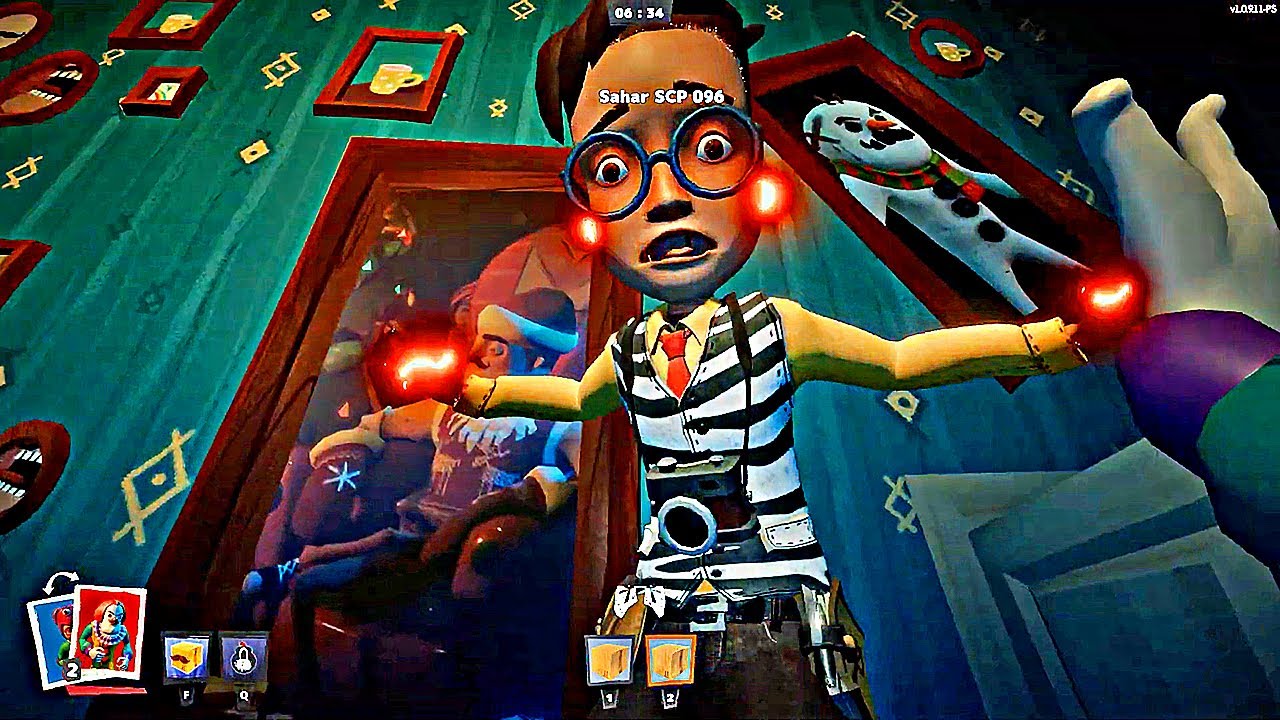 SECRET NEIGHBOR - Really Tough Game as the Clown Neighbor
