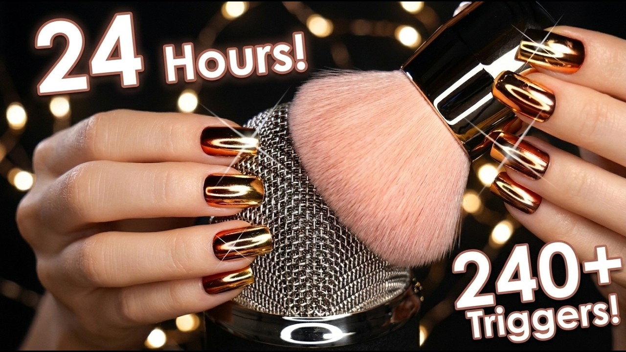24 Hours ASMR With Over 240+ Triggers 😴