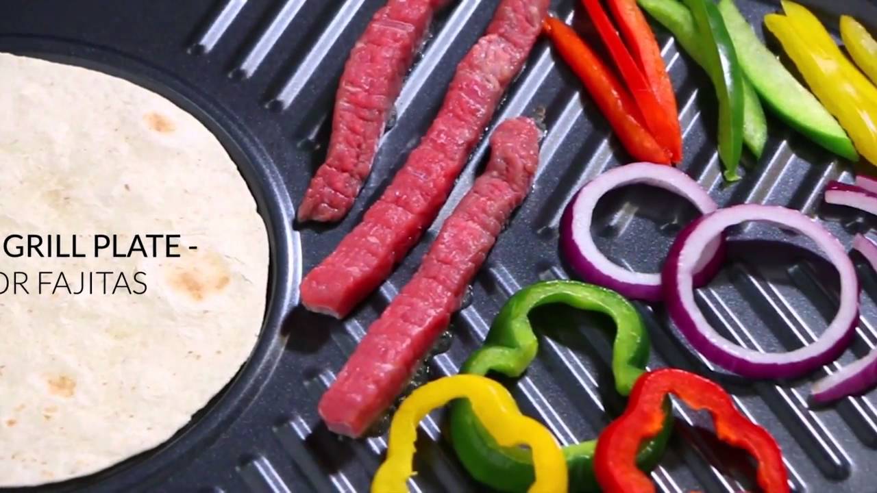 VonShef 3 in 1 Raclette Grill
