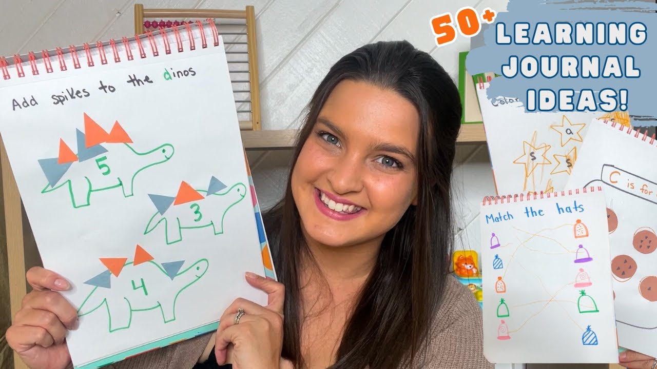 Learning Journal Ideas for Toddlers & Preschoolers! Toddler Learning Activities