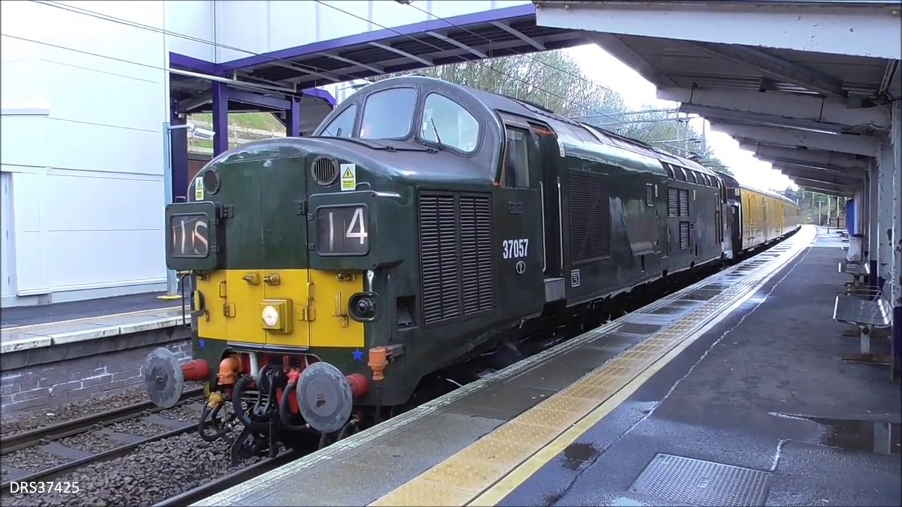 English Electric Class 37 'Thrash' in Scotland 2017