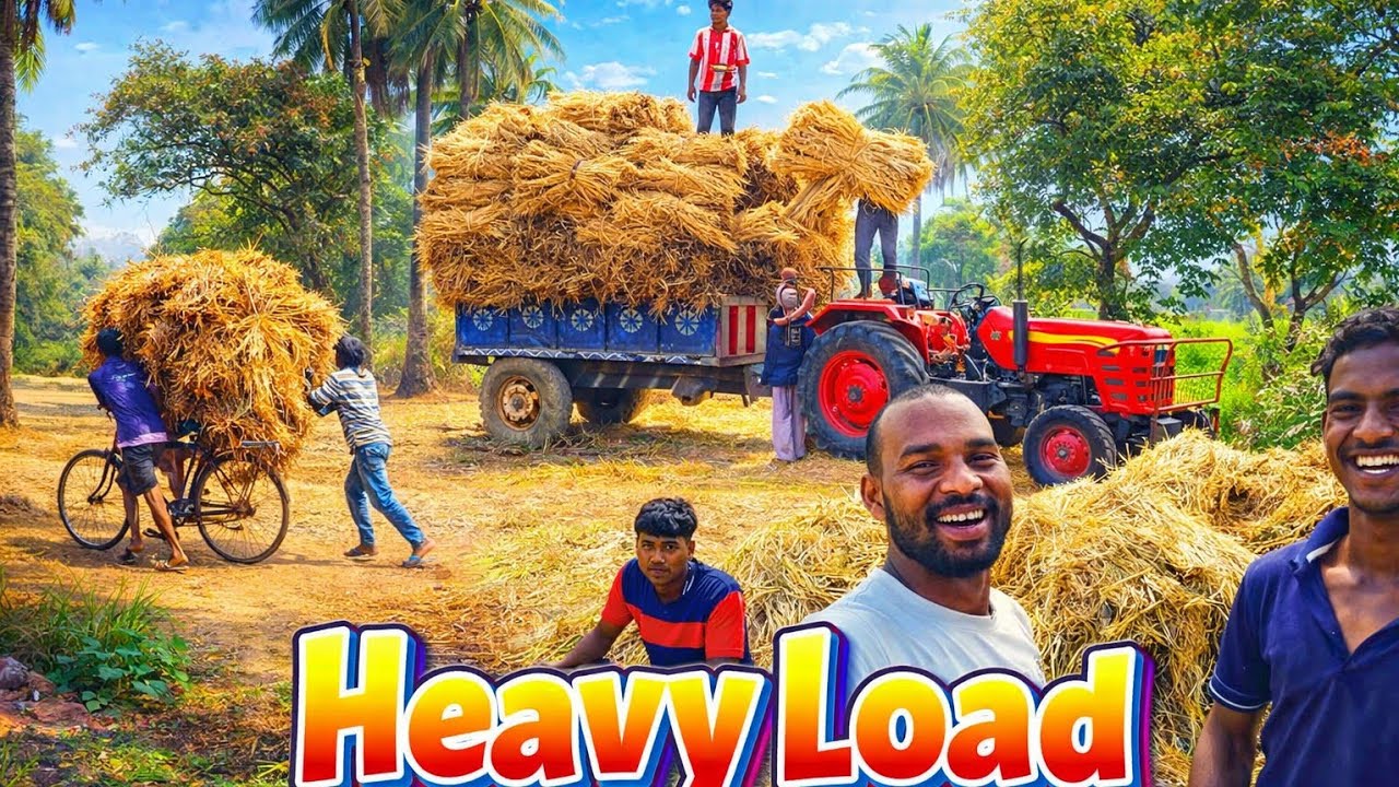 Heavy Load 😱 | Tractor vs Bicycle | Desi Jugad Vlog Video