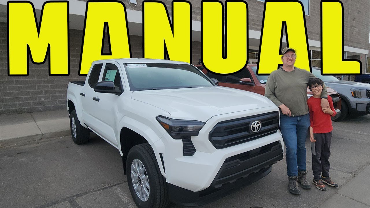 Its FINALLY Here! 2024 Toyota Tacoma SR Manual Test Drive!