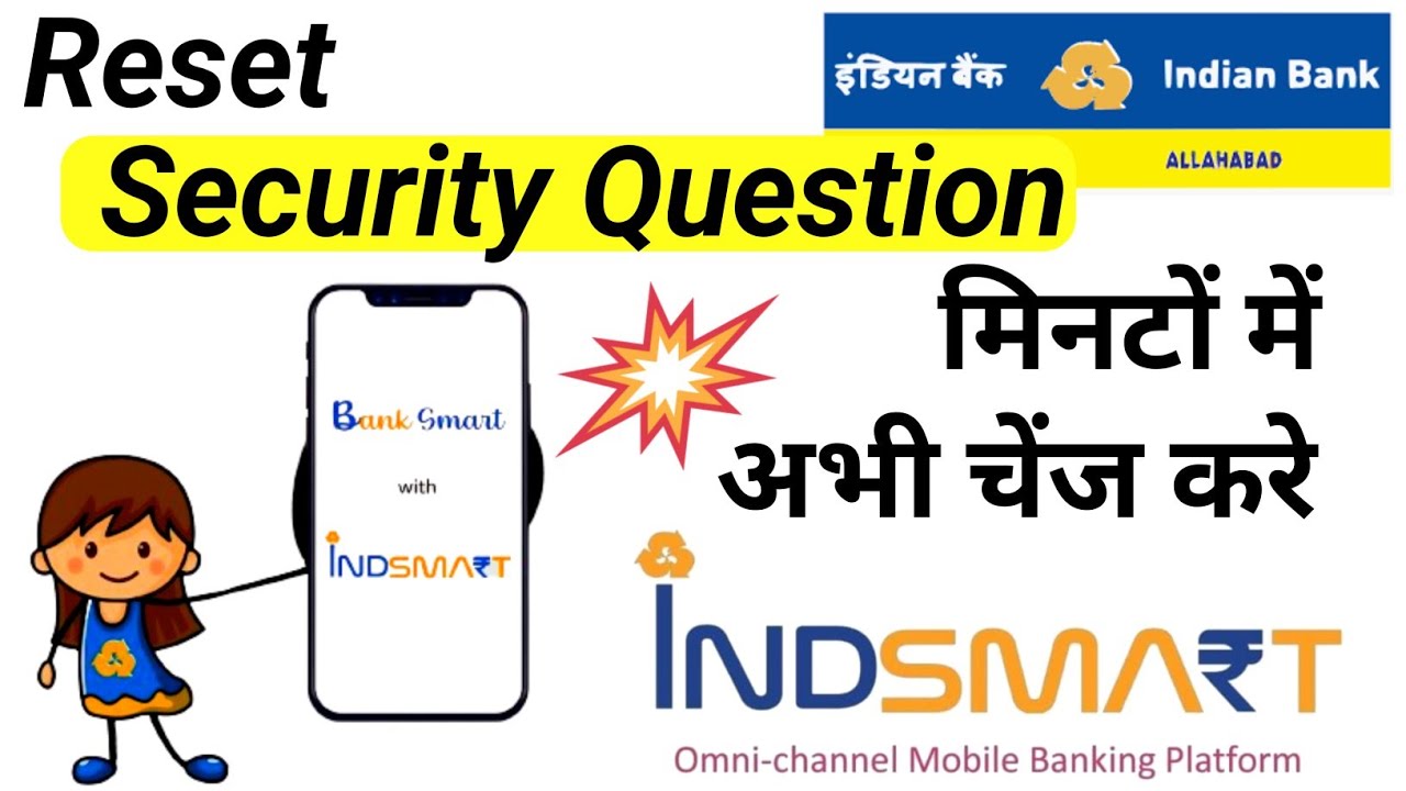 How to reset security questions in IndSmart Indian Bank App | Reset Security question in IndSmart