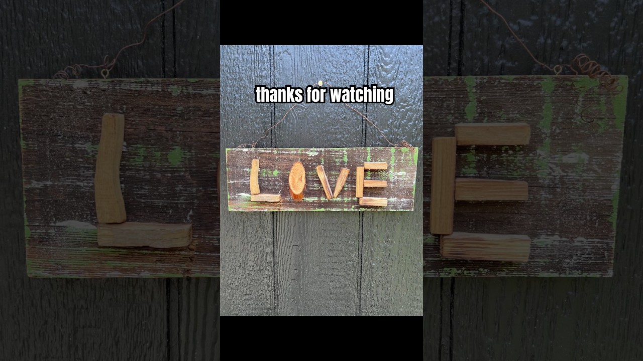 Rustic DIY Craft #diycrafts #rustic #crafting