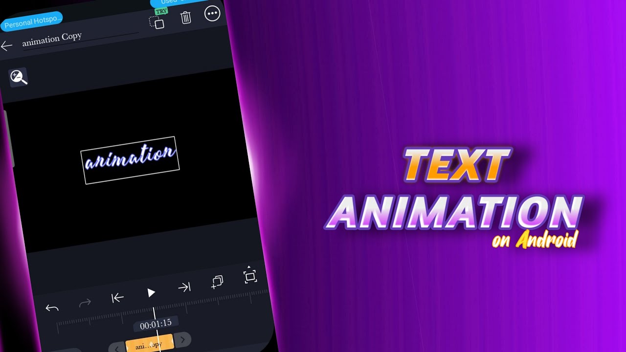 TEXT ANIMATION ON ANDROID || ALIGHT MOTION