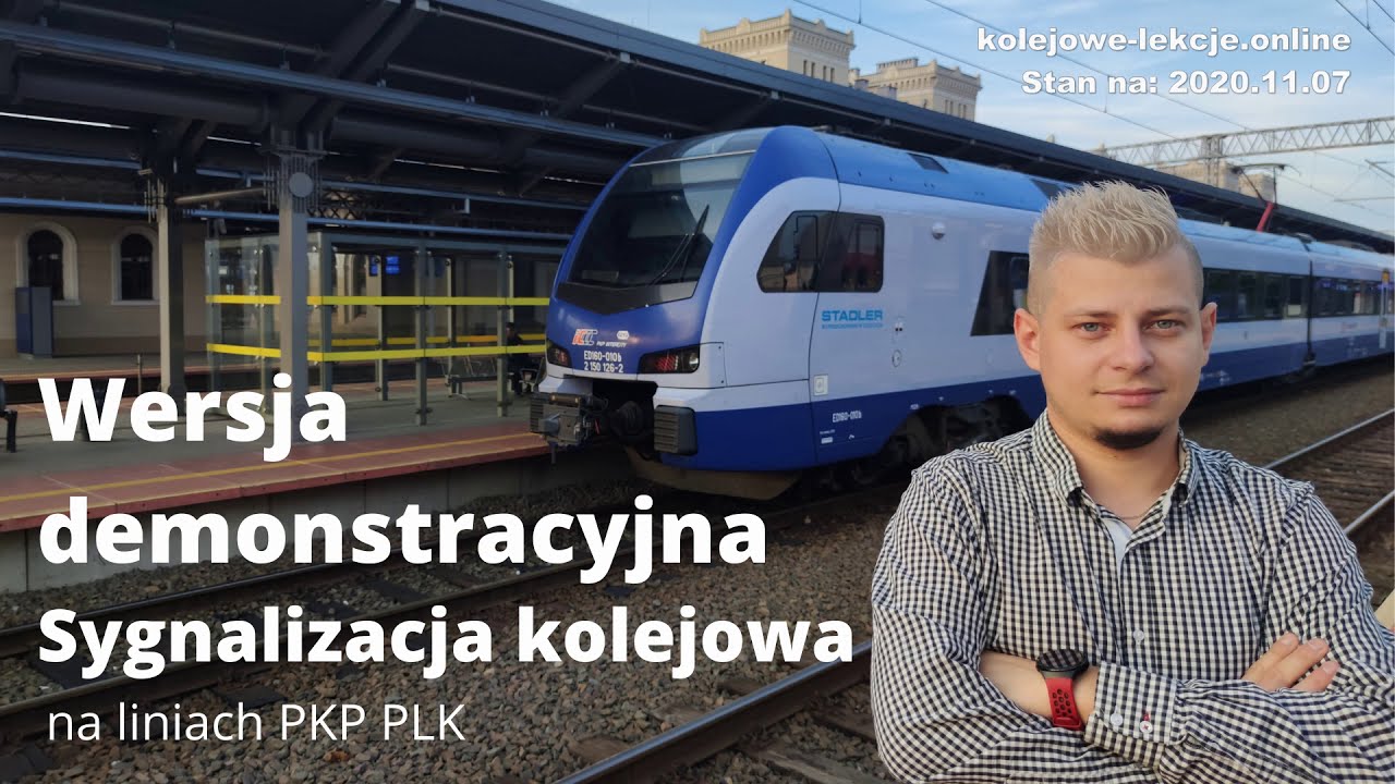 Semafory kształtowe - wersja demonstracyjna kursu; kolejowe-lekcje.online