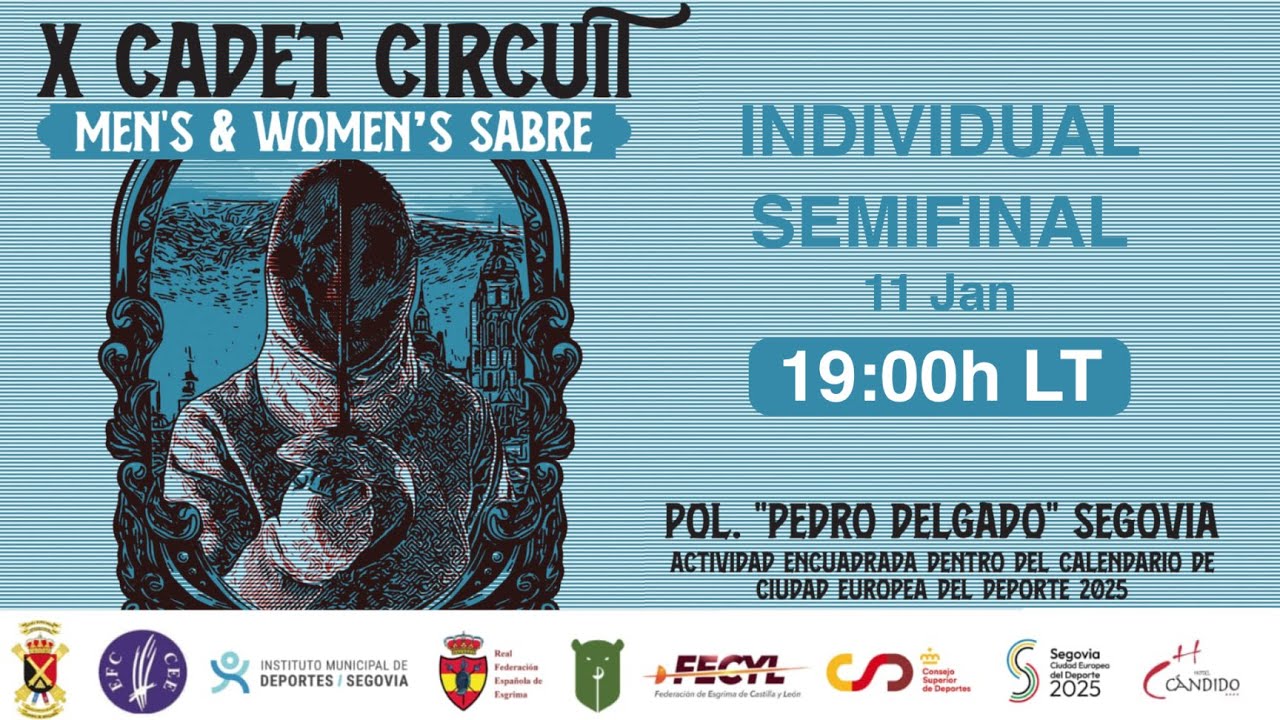 EUROPEAN FENCING CONFEDERATION SEMIFINAL CADETS CIRCUIT SABRE INDIVIDUAL 