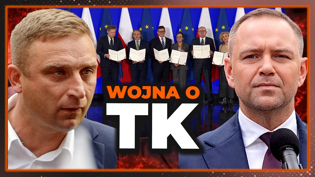 Cyrk przed TK. Boj&oacute;wki PiS w akcji, Bąkiewicz zrobił show