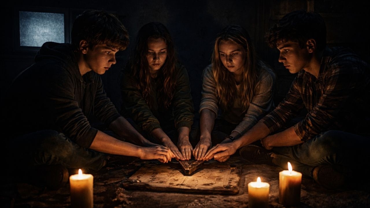 ELES JOGARAM OUIJA POR BRINCADEIRA… O QUE APARECEU NÃO ERA O ESPÍRITO QUE CHAMARAM