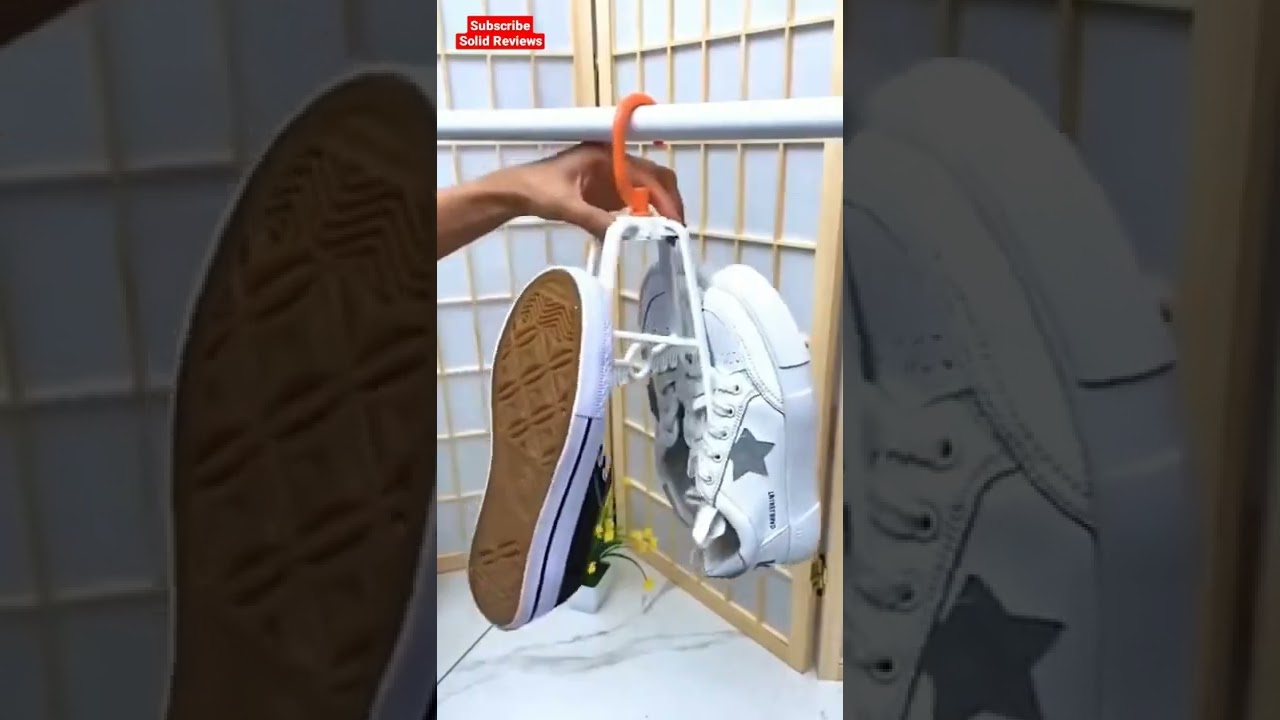Multifunctional Shoe Rack Folding Hanging Sun Rotating Wind Proof Socks Dry