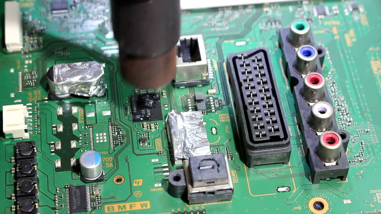 شرح بالتفصيل مراحل إصلاح تلفاز سوني فاصل تماما ميت SONY KD-49X8305C