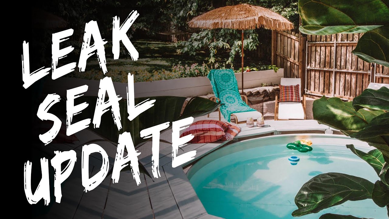 We painted our pool with Leak Seal! How is it holding up?