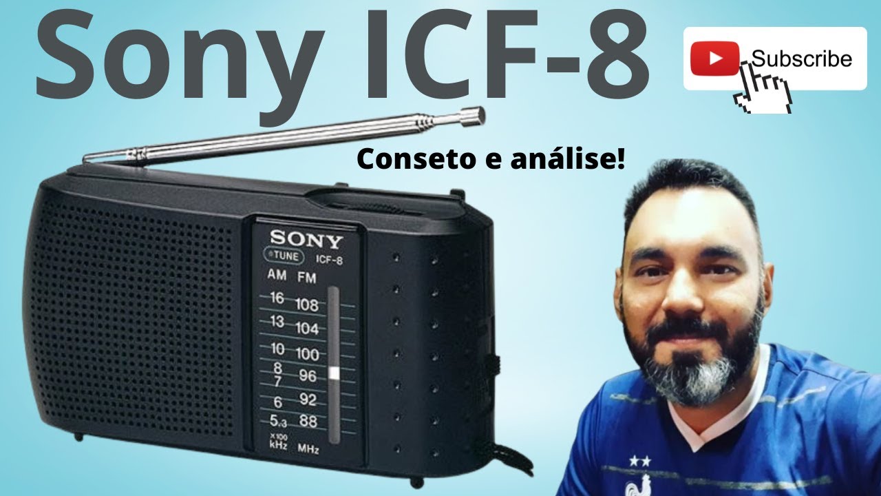 Sony ICF-8. Conserto e análise.