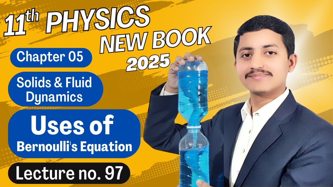 Applications and Uses of Bernoulli&rsquo;s Equation | Physics Class 11 Chapter 5 New Book