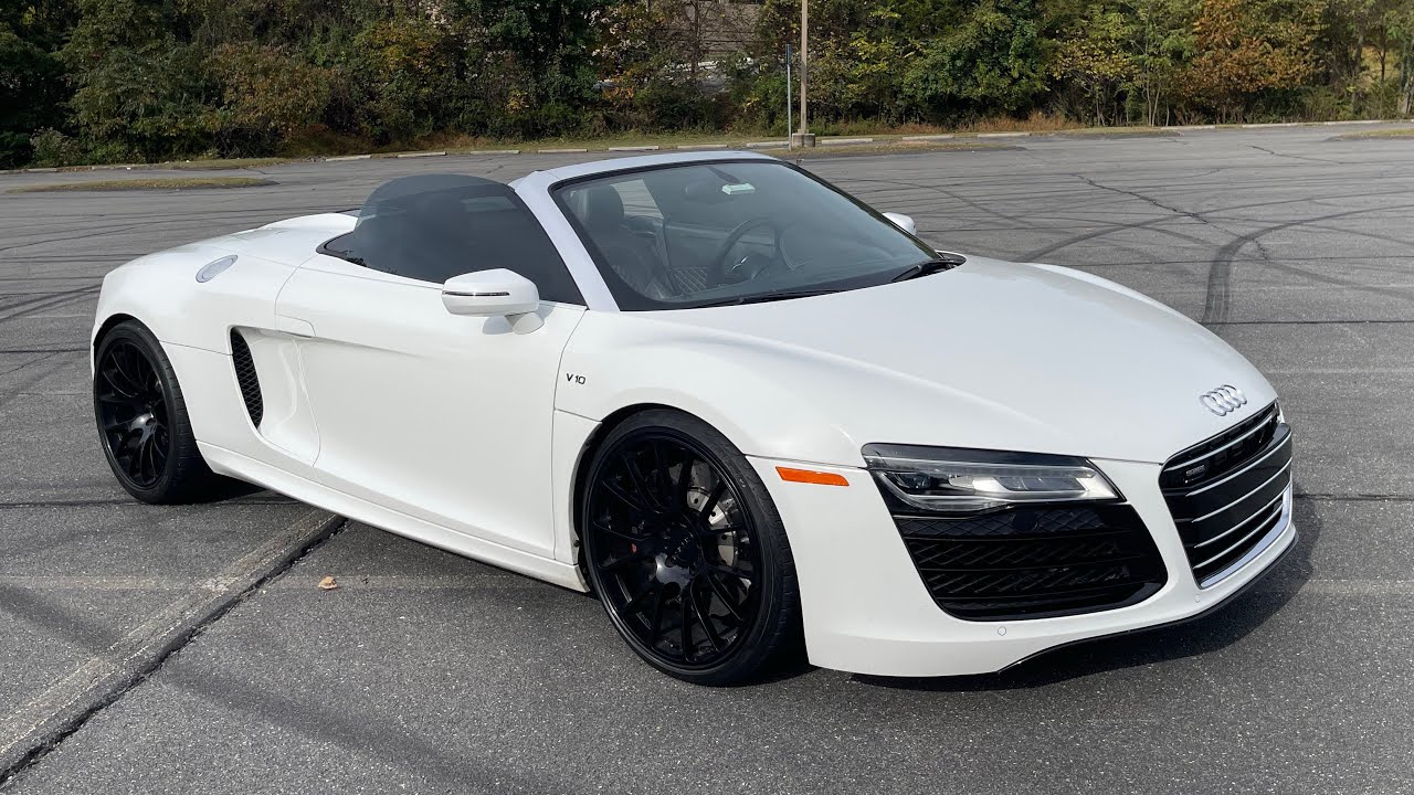 Обзор и тест-драйв Audi R8 V10 Spyder 2015 года | Лучший универсальный суперкар?