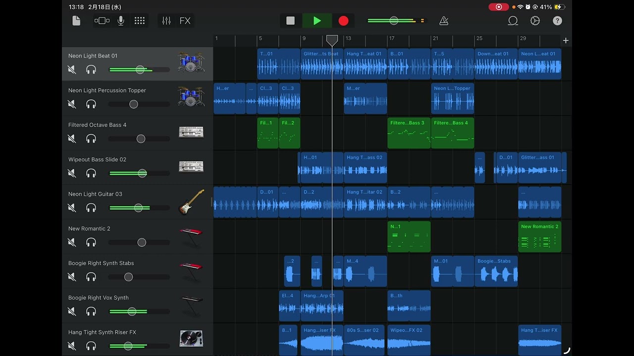 胃腸炎の中ずっと作ってたやつ、曲名募集中コメ欄書いて