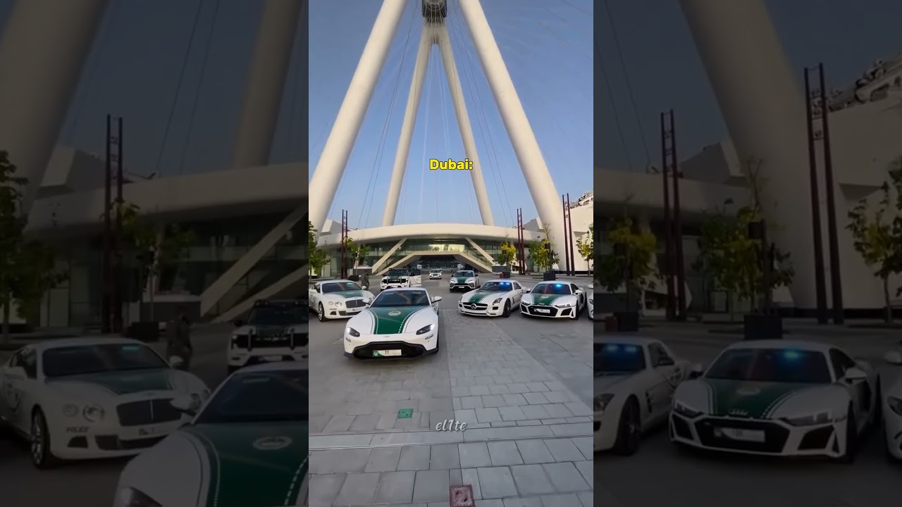 Other Police Cars vs. Dubai's Police Supercar 💀🔥