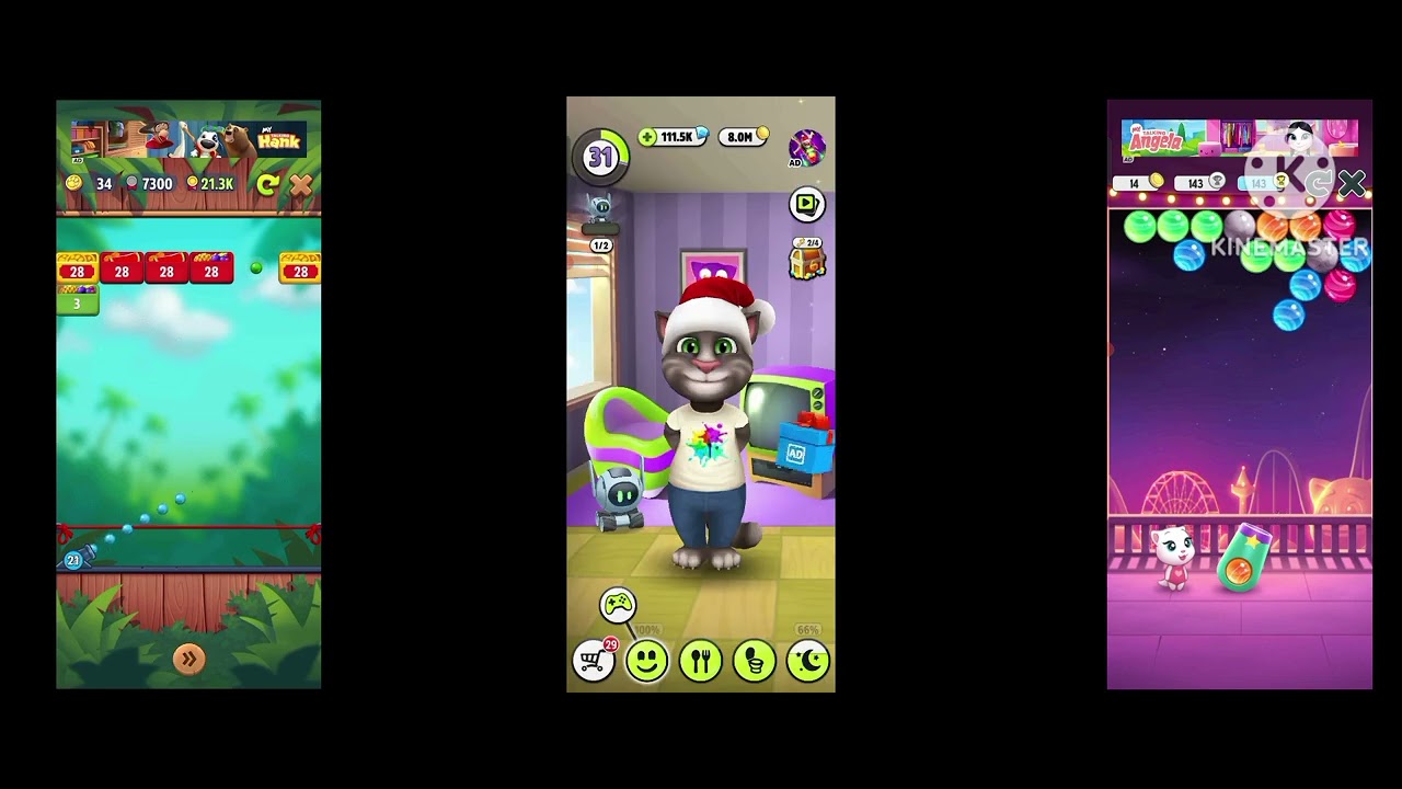 My Talking Tom VS My Talking Angela VS My Talking Hank